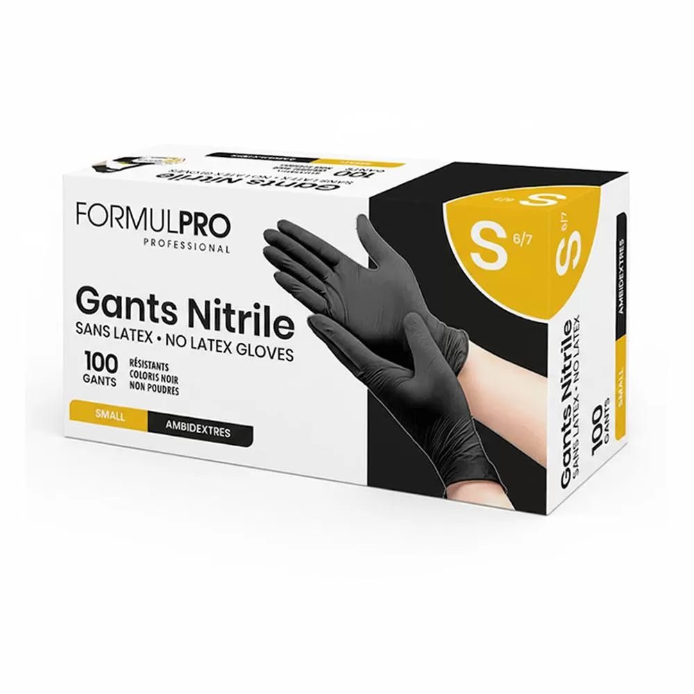 Gants Noirs en Nitrile - Taille S, Boîte de 100 - KUSTER