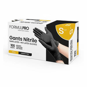 Gants Noirs en Nitrile - Taille S, Boîte de 100 - KUSTER