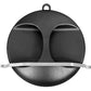 Grand Miroir ICE Noir Avec Poignée (Diam. 270mm) - KUSTER