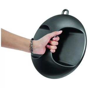 Grand Miroir ICE Noir Avec Poignée (Diam. 270mm) - KUSTER