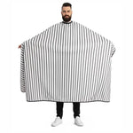 Maxi CAPE Rayée GRIS BARBER - KUSTER