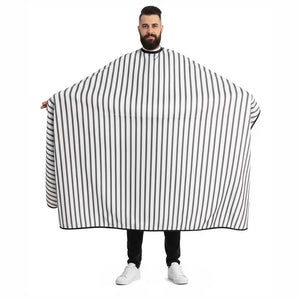 Maxi CAPE Rayée GRIS BARBER - KUSTER