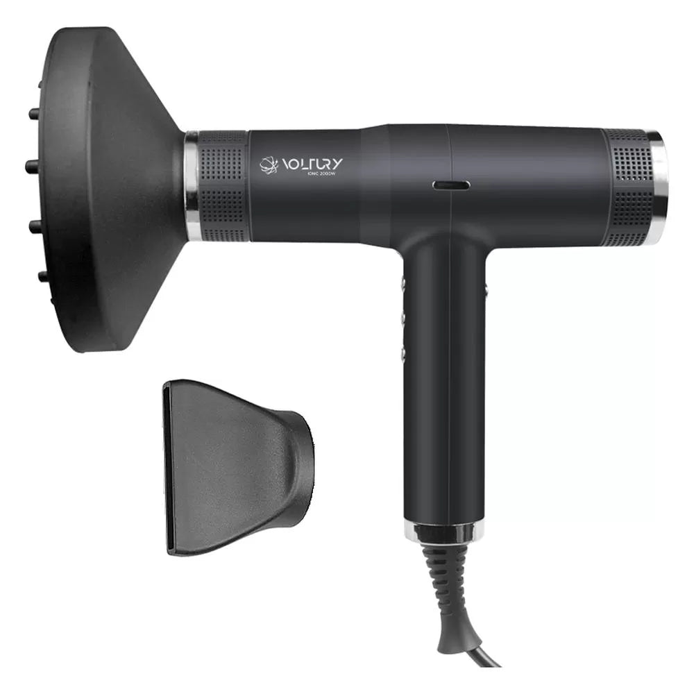 Sèche cheveux VOLTURY-3 IONIC NOIR (2000W) - Promex - KUSTER